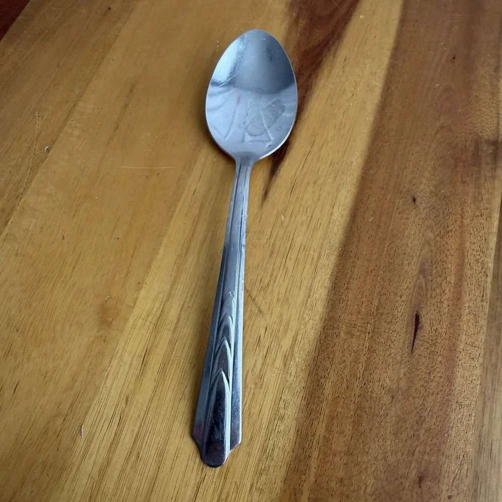 EKCO EKS7 Geo Chevron Stainless Steel Spoon USA Replacement Dining Kitchen‎